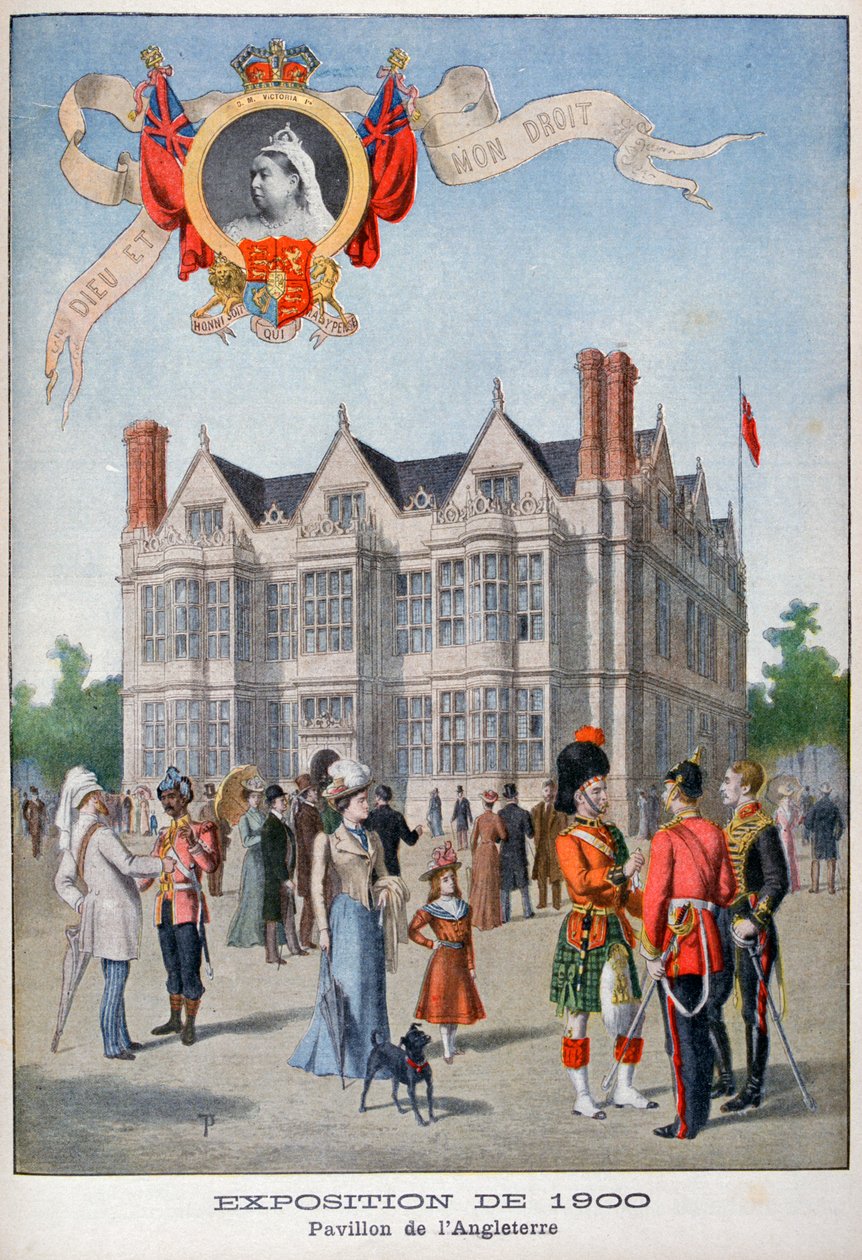 Britský pavilon na Světové výstavě v roce 1900, Paříž, 1900 od Unbekannt