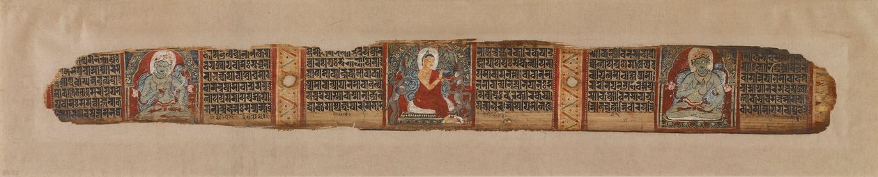 Buddha rozdává med z rukopisu Pradžnapáramity z 12. století. od Unbekannt