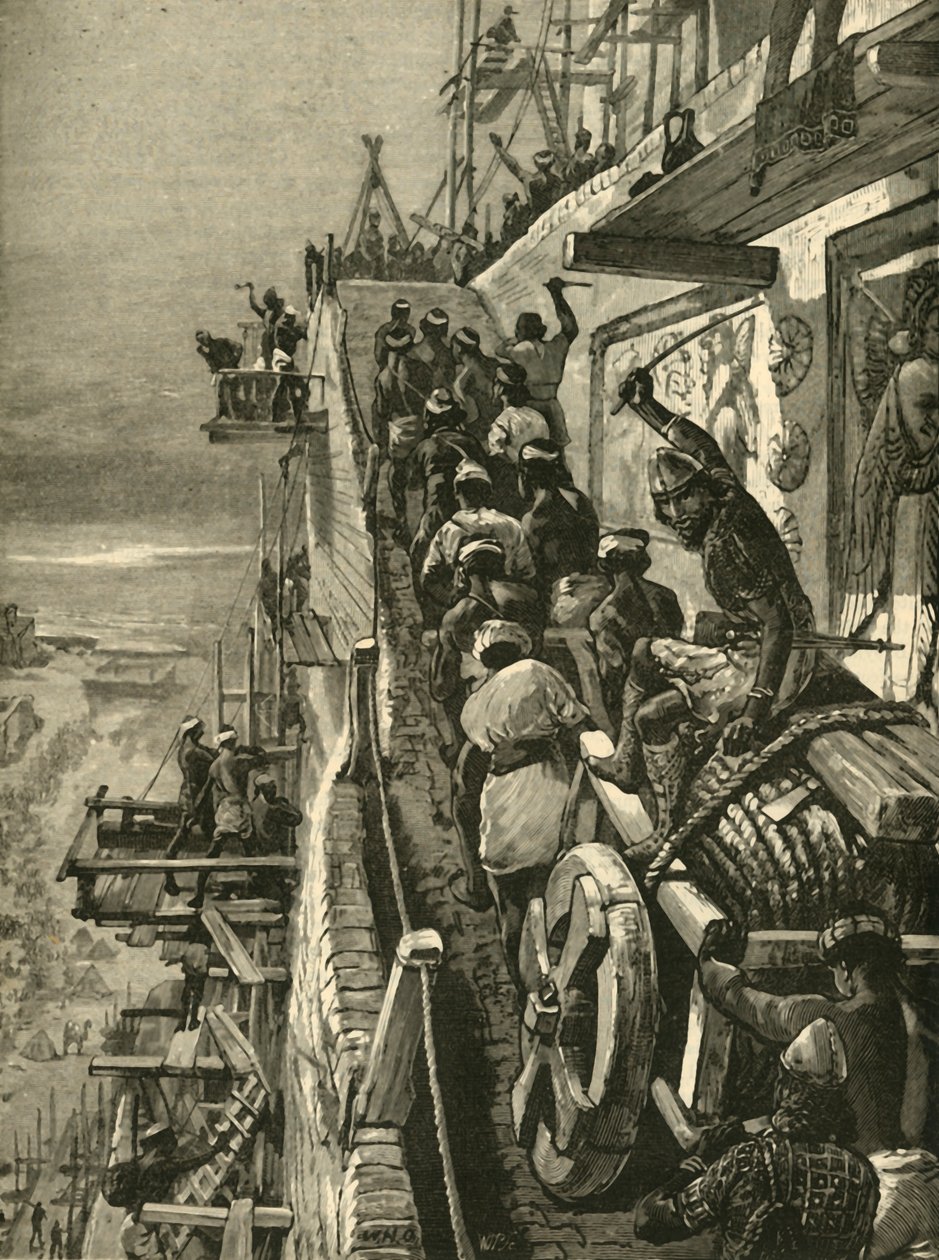 Budova Babylonu, 1890. od Unbekannt