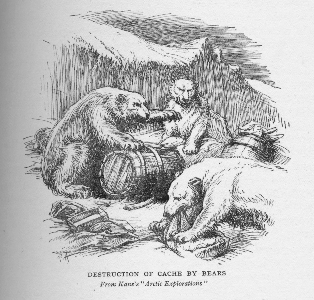The Cache Destroyed, c1856, 1928 od Unbekannt