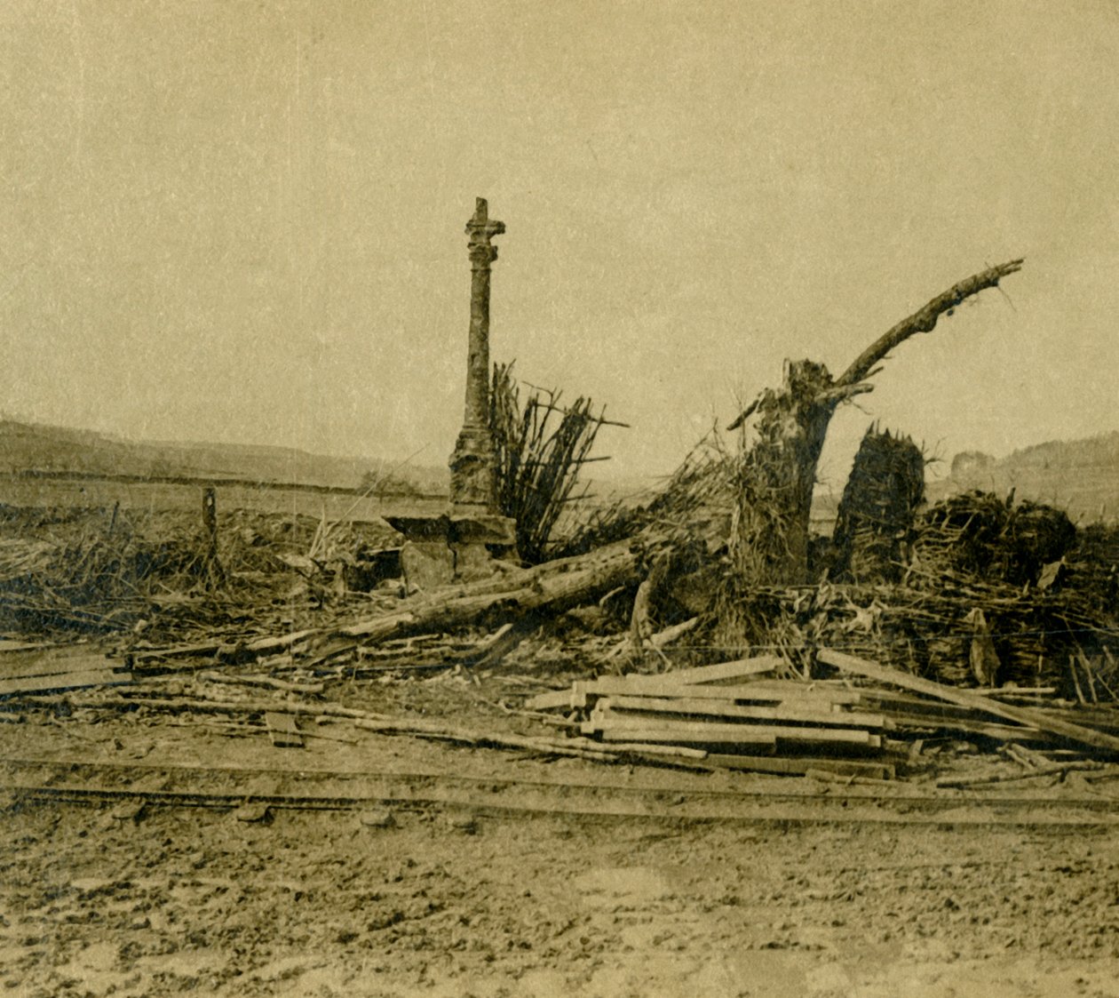 Kalvárie v Les Éparges, severní Francie, c1914-c1918. od Unbekannt