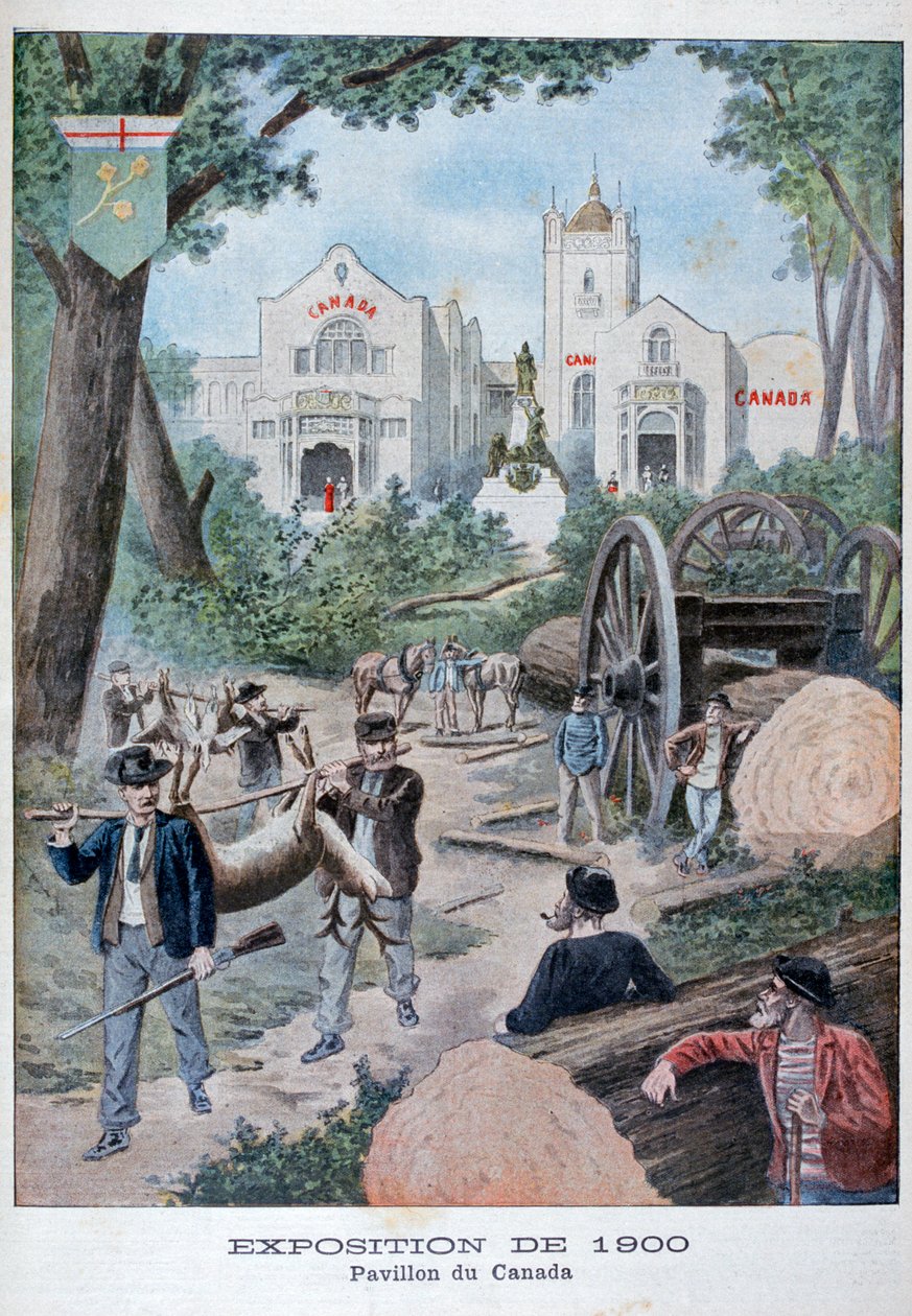 Kanadský pavilon na Světové výstavě v roce 1900, Paříž, 1900 od Unbekannt