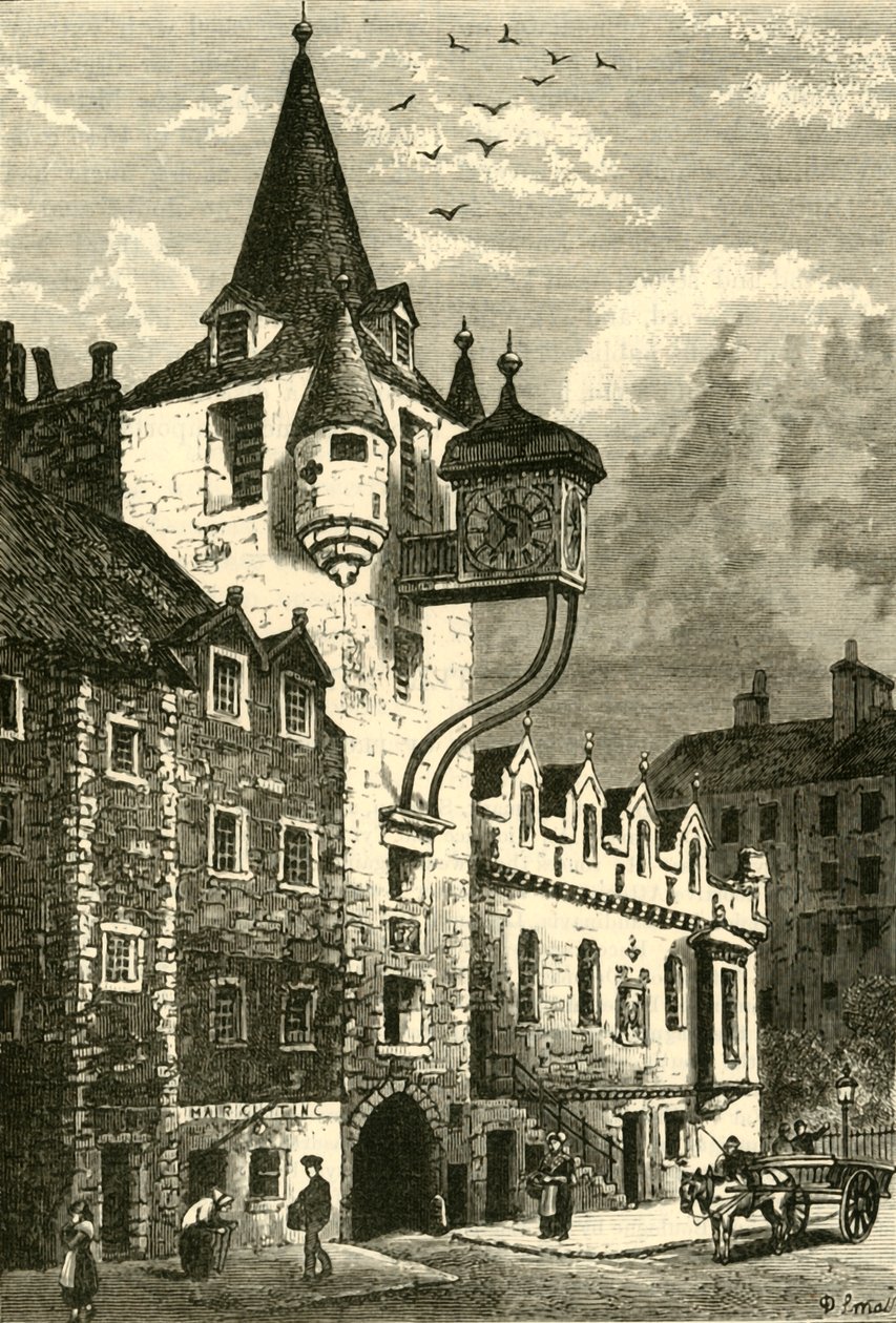 Canongate Tolbooth, Edinburgh, 1890. od Unbekannt