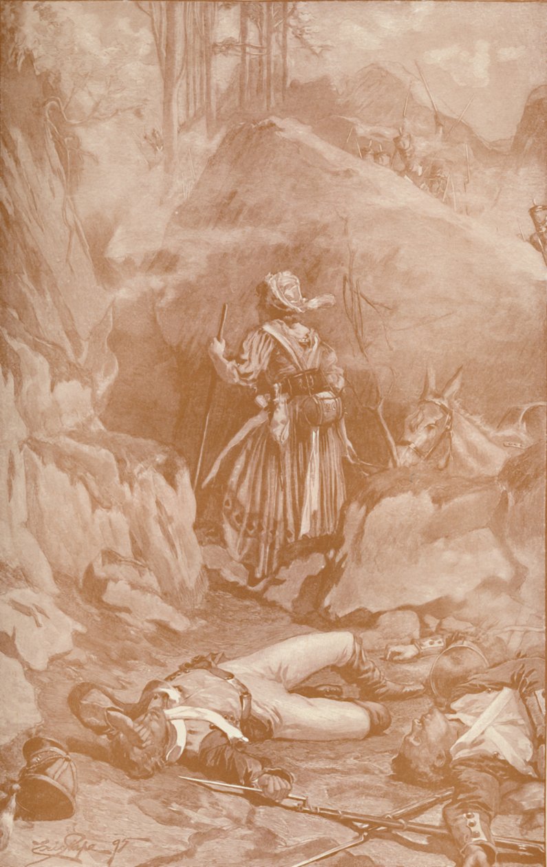 Cantinière z 26. pluku lezení po skalách v Busaco, 1810, 1896. od Unbekannt