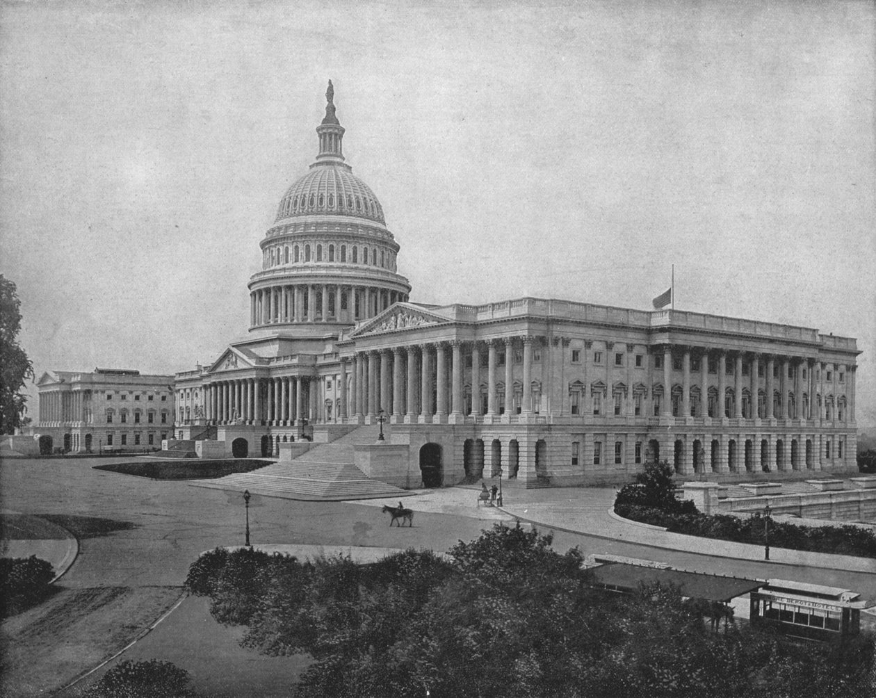 Kapitol, Washington DC, USA, c1900. od Unbekannt