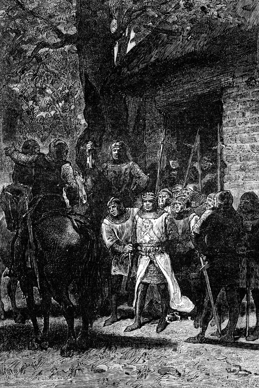 The Capture of Richard the Lion, 1192, 1909 od Unbekannt
