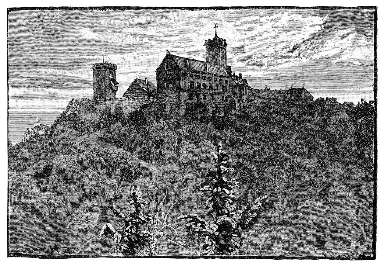Hrad Wartburg, 1900 od Unbekannt