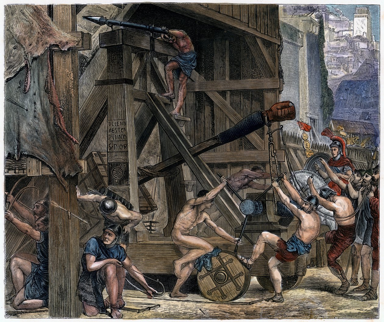Katapult, c1868 od Unbekannt