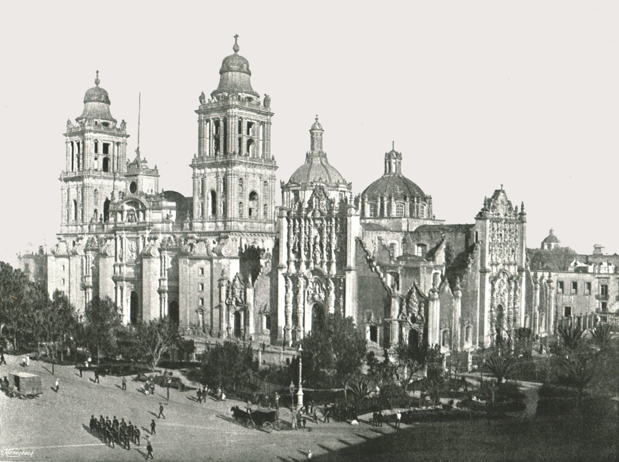 Katedrála, Mexico City, Mexiko, 1895. od Unbekannt