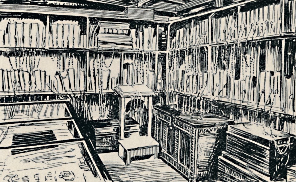 The Chained Library ve Wimborne, 1929 od Unbekannt