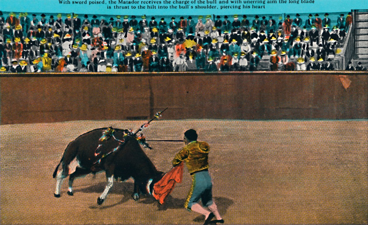 The Challenge of the Matador, Plaza De Toros, c1939 od Unbekannt