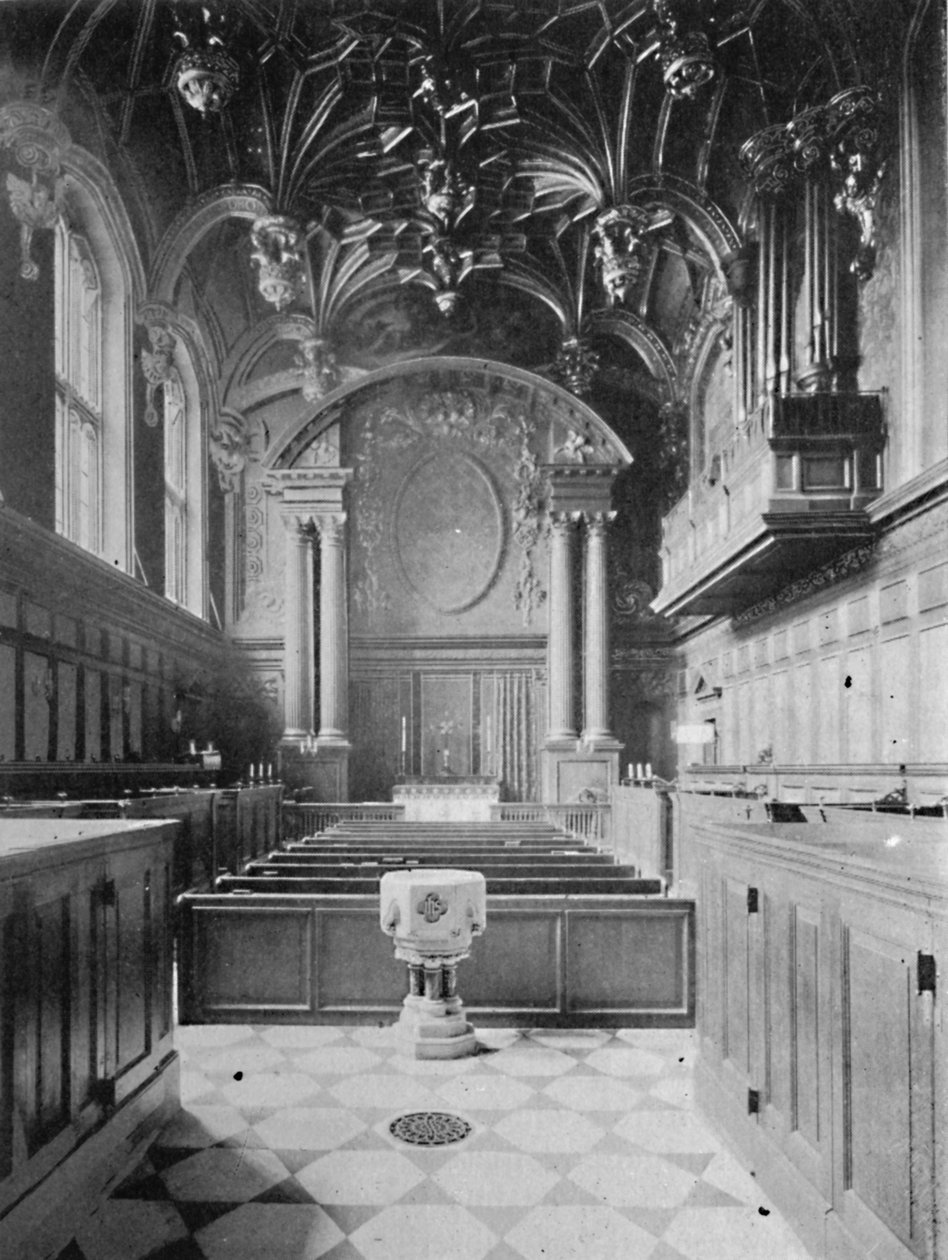 Kaple, palác Hampton Court, 1903 od Unbekannt