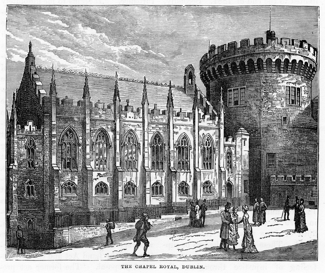 The Chapel Royal, Dublin, 19. století od Unbekannt