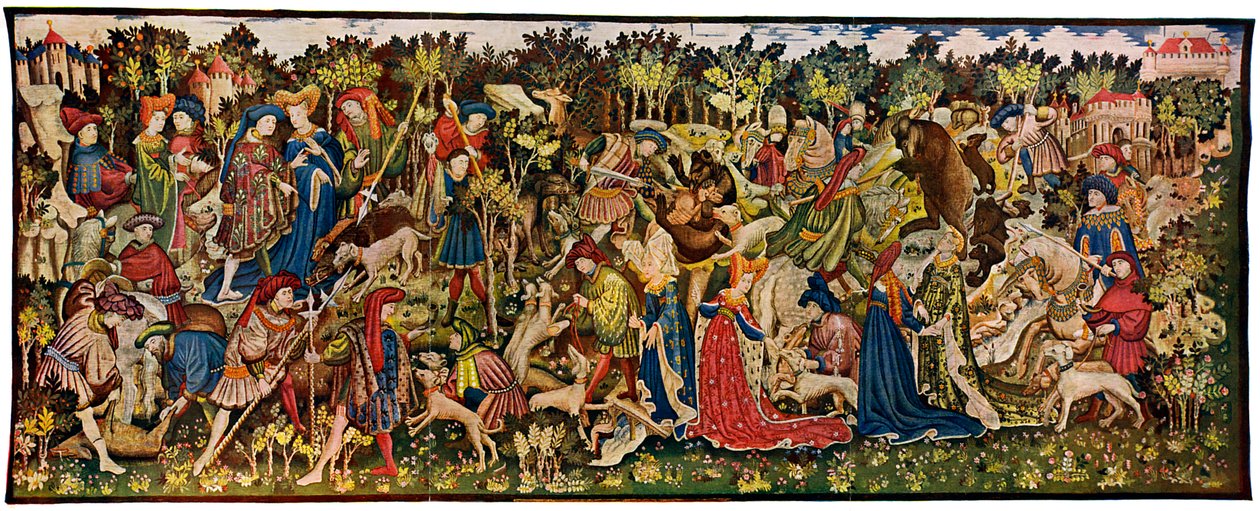 The Chatsworth Hunting Tapestries, druhý ze série, 1930 od Unbekannt