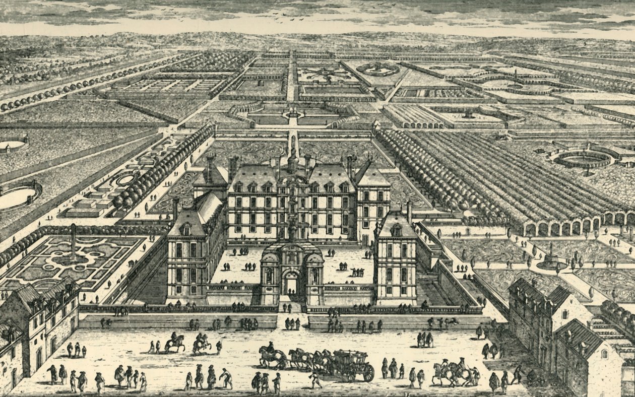 Chateau de la Rochefoucauld, Liancourt, Oise, severní Francie, c1675, 1903. od Unbekannt