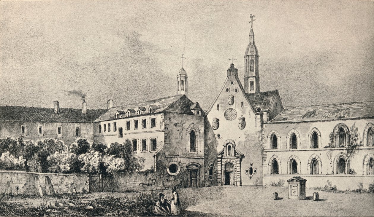 Kostel a klášter Petits Augustins, 1915 od Unbekannt