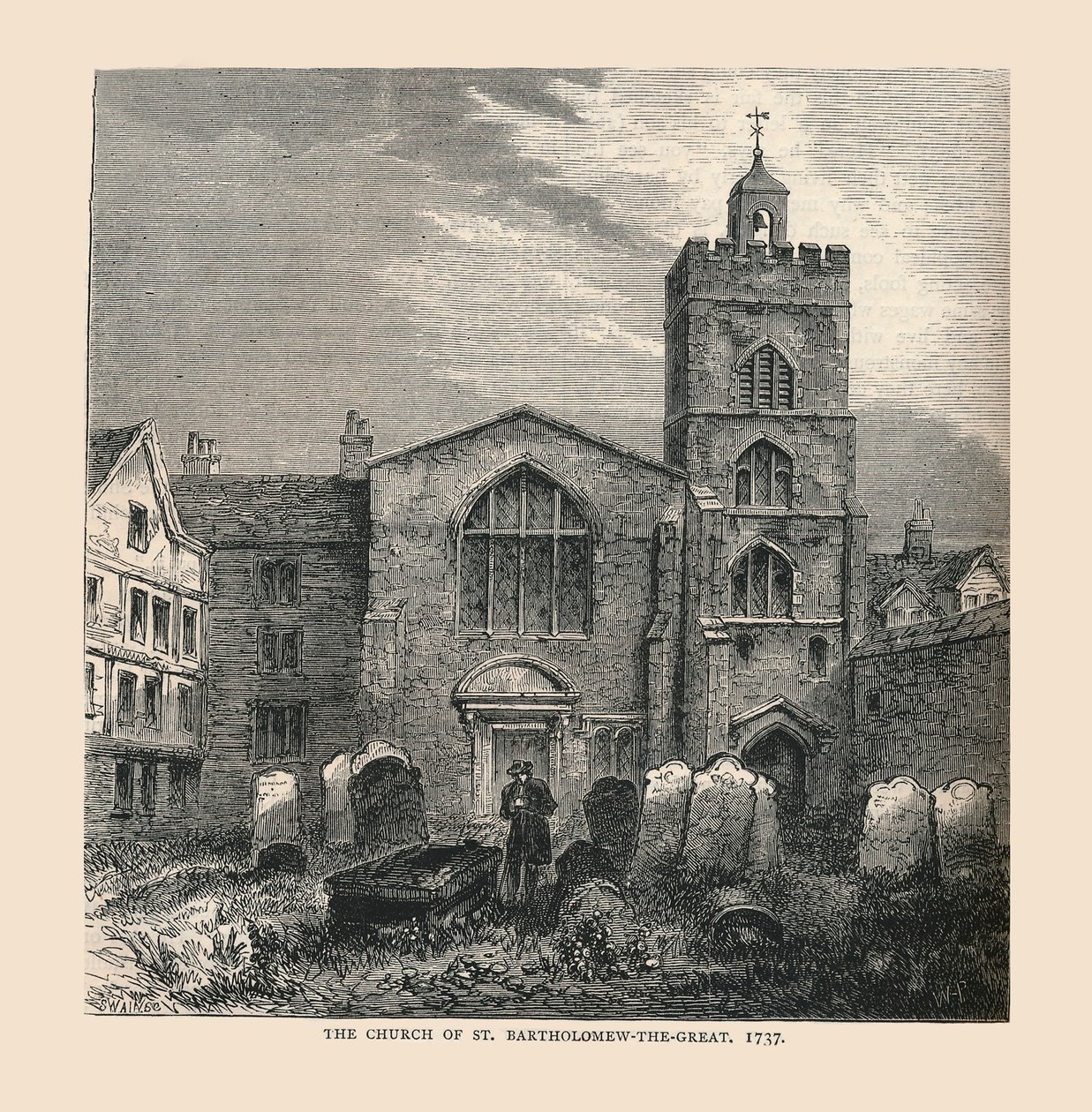 Kostel svatého Bartoloměje Velikého, 1737 od Unbekannt
