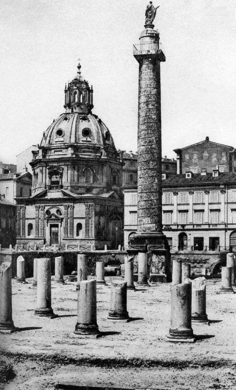 Kostel Nejsvětějšího Jména Marie na Trajánově fóru, Řím, Itálie, c1930 od Unbekannt