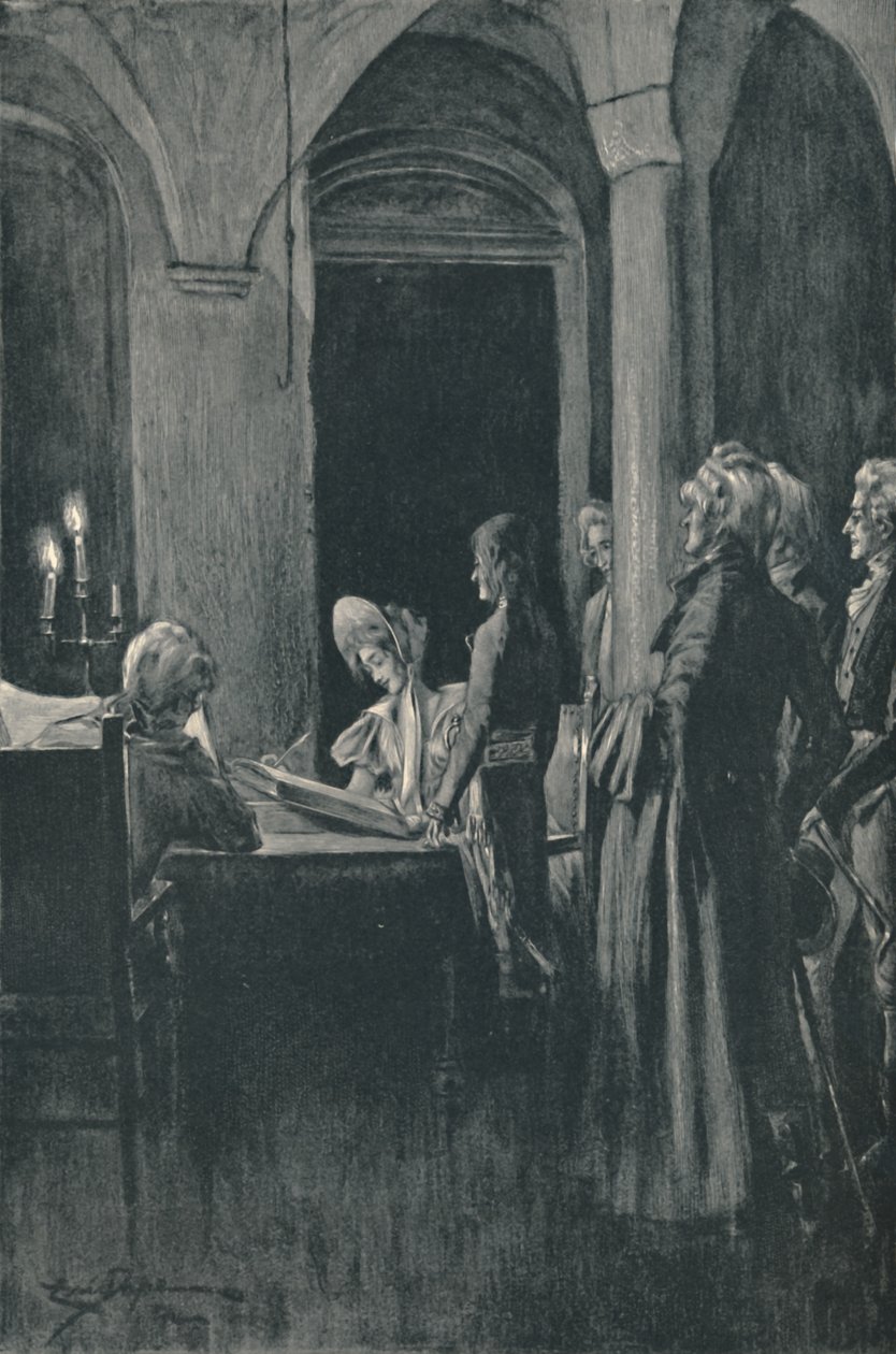 Civilní sňatek Napoleona a Josephine, 9. března 1796, 1896. od Unbekannt