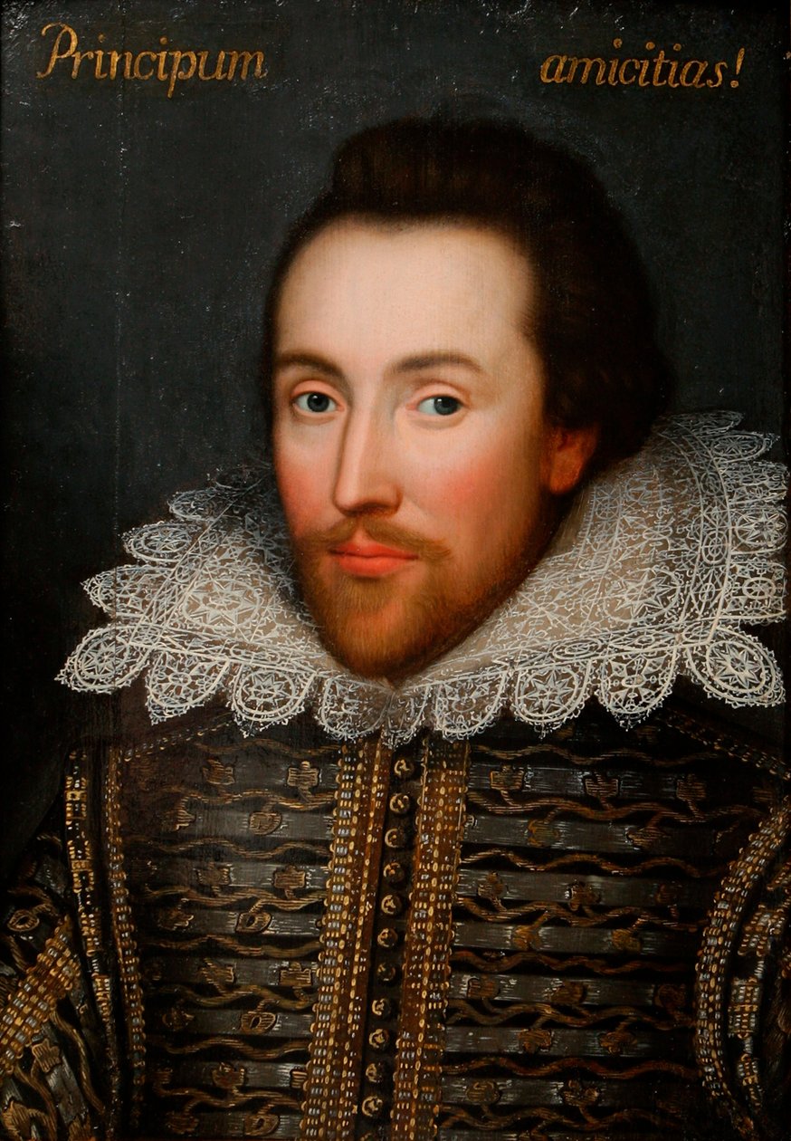 Cobbův portrét Williama Shakespeara 1564-1616, c1610. od Unbekannt