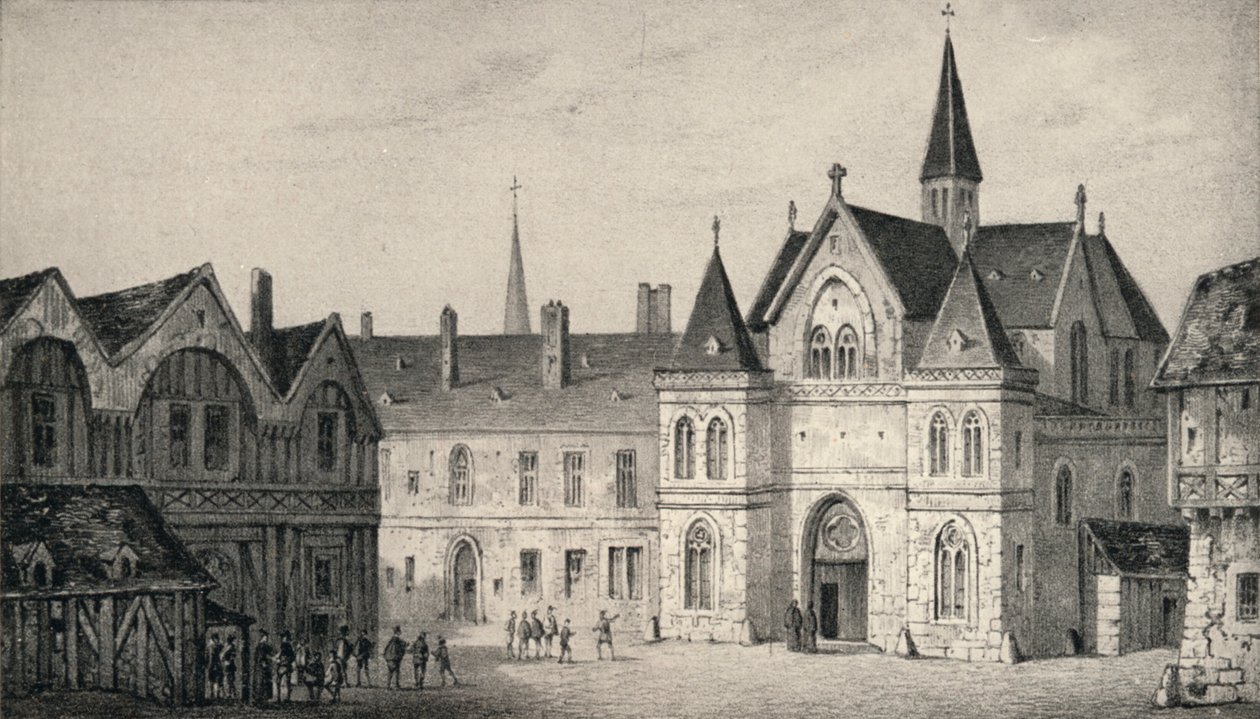 College of Sorbonne v roce 1550, 1915 od Unbekannt