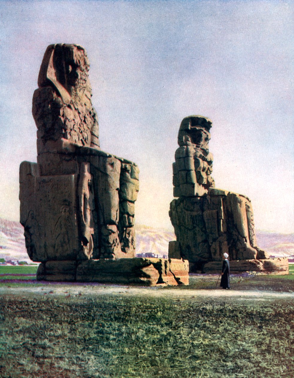 Memnonovy kolosy, Théby, Egypt, 1933-1934 od Unbekannt