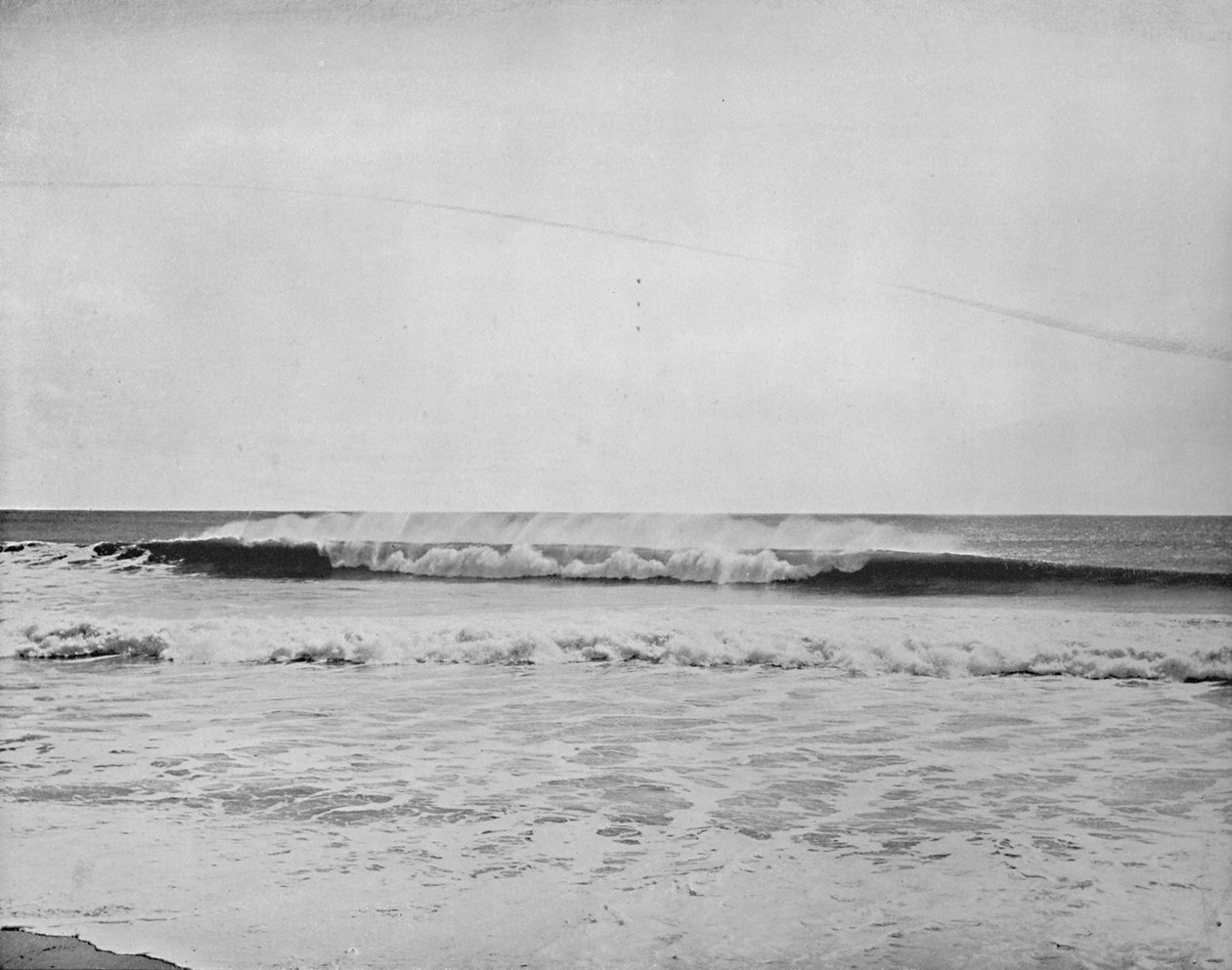 Česací vlna, pobřeží New Jersey, c1897. od Unbekannt