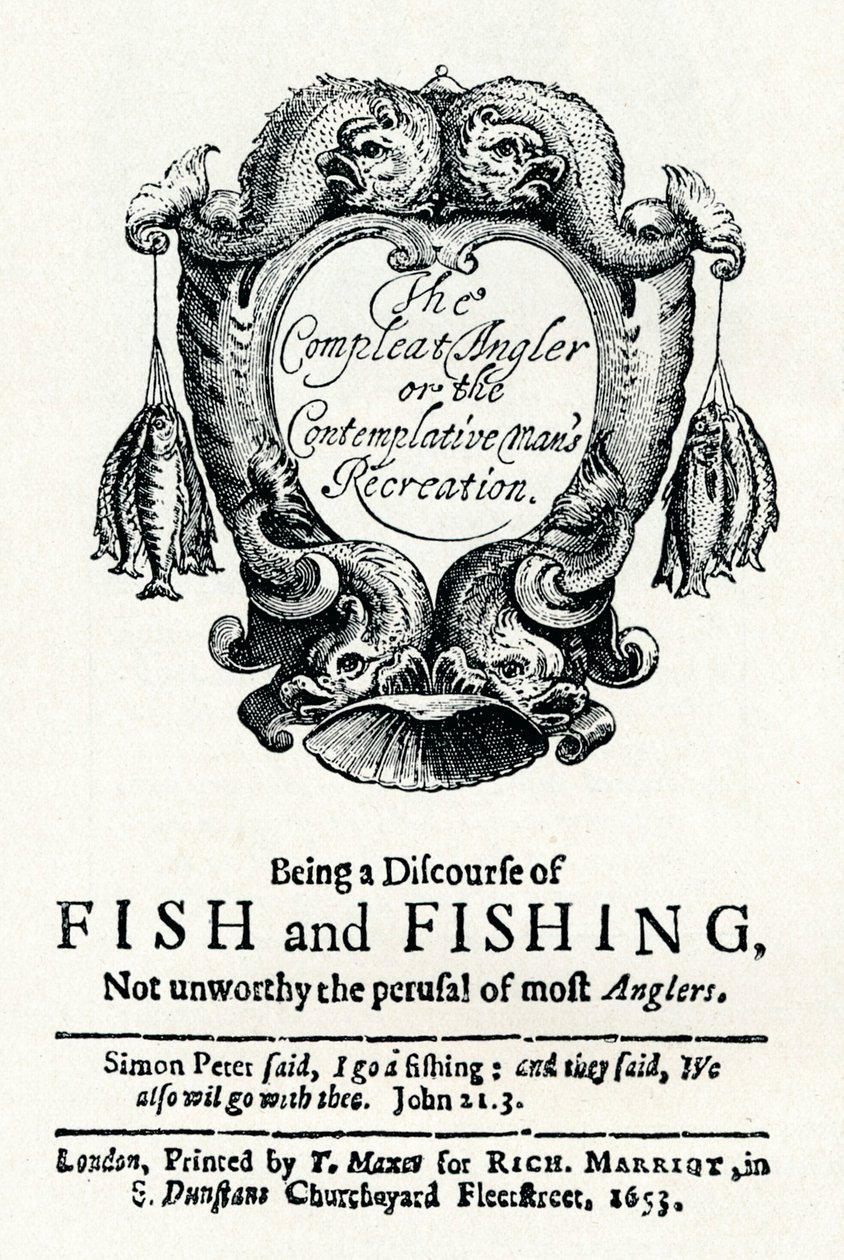 The Compleat Angler nebo Contemplative Mans Recreation, c1653 od Unbekannt