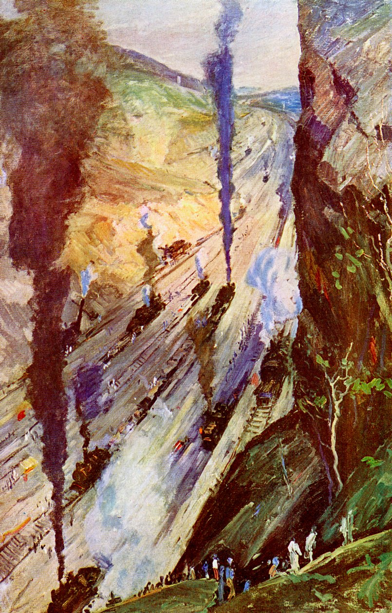 The Conquerors, Culebra Cut, Panamský průplav, Panama, 1926 od Unbekannt
