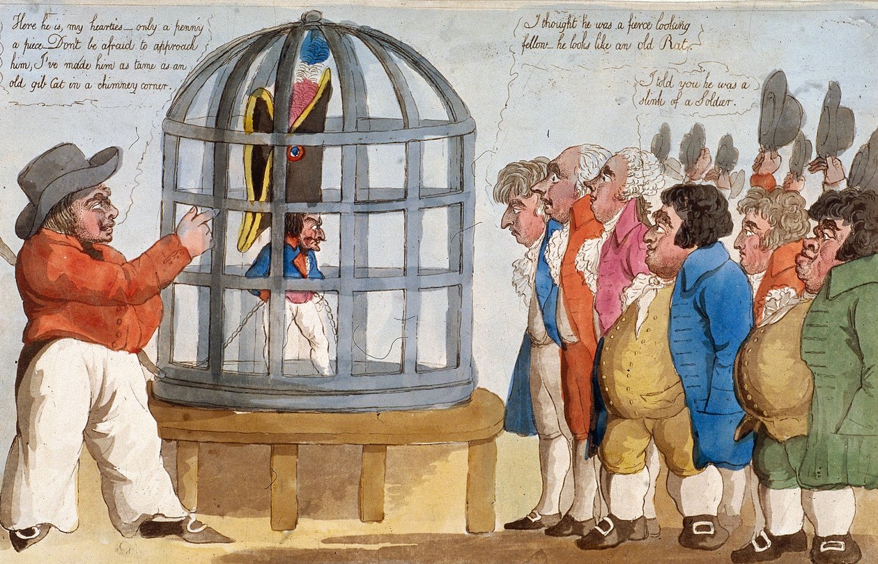 „Korsický Bajazet v Londýně“, 1803 od Unbekannt