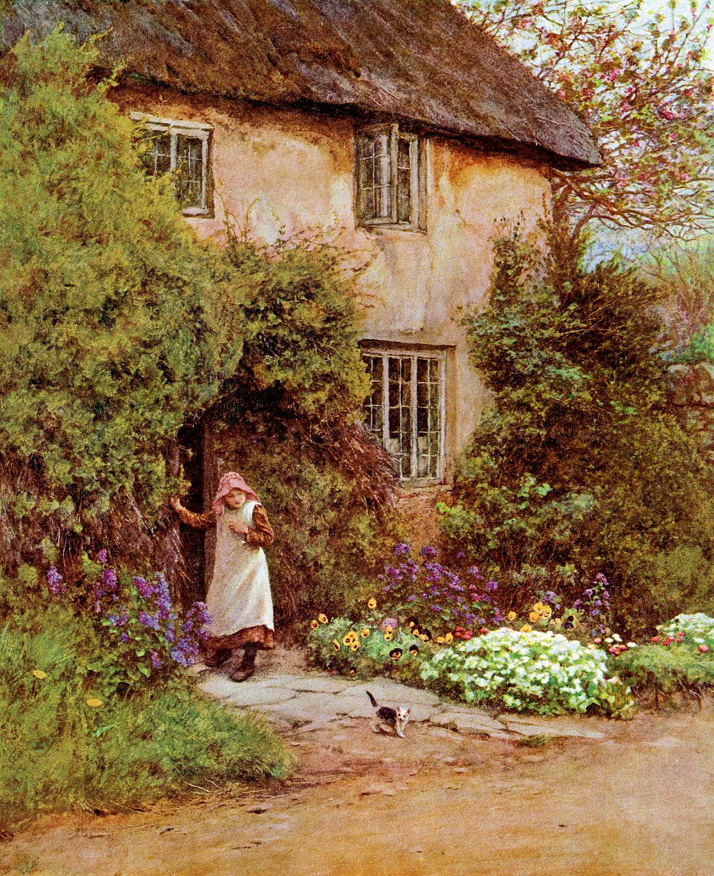 The Cottage Door, 1899 od Unbekannt