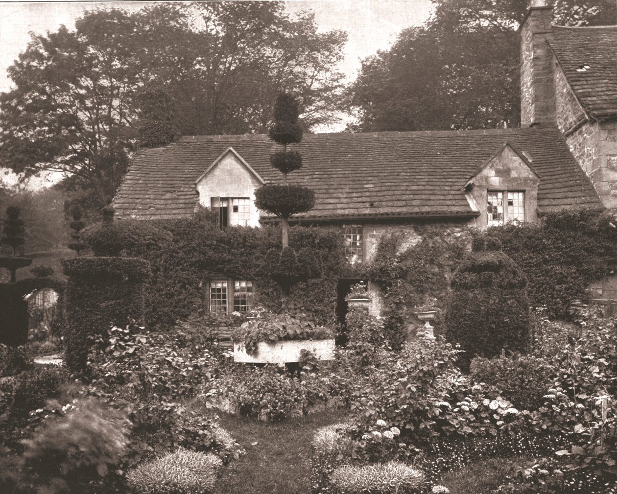 Chata poblíž Haddon Hall, Derbyshire, 1894. od Unbekannt