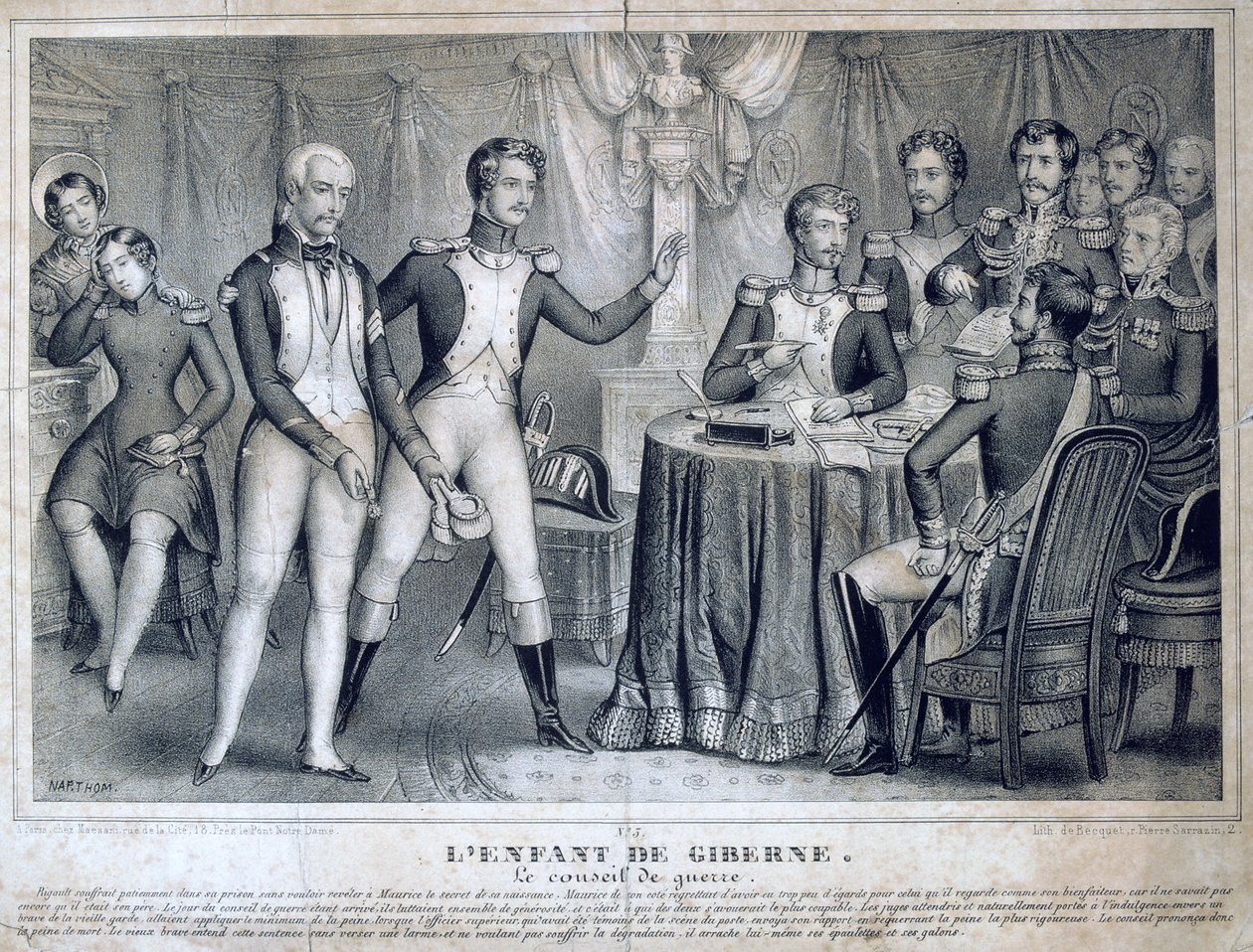 The Counsel of War, 1818, 19. století od Unbekannt