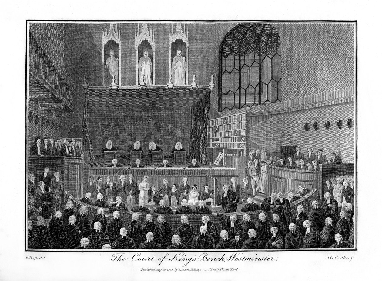 The Court of the Kings Bench, Westminster, Londýn, 1804 od Unbekannt