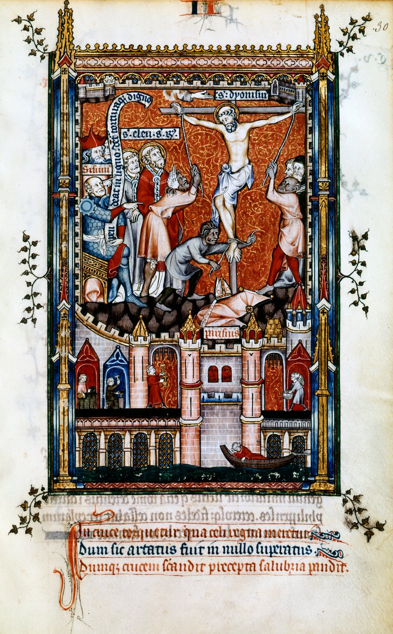 Ukřižování svatého Denise, 1317 od Unbekannt