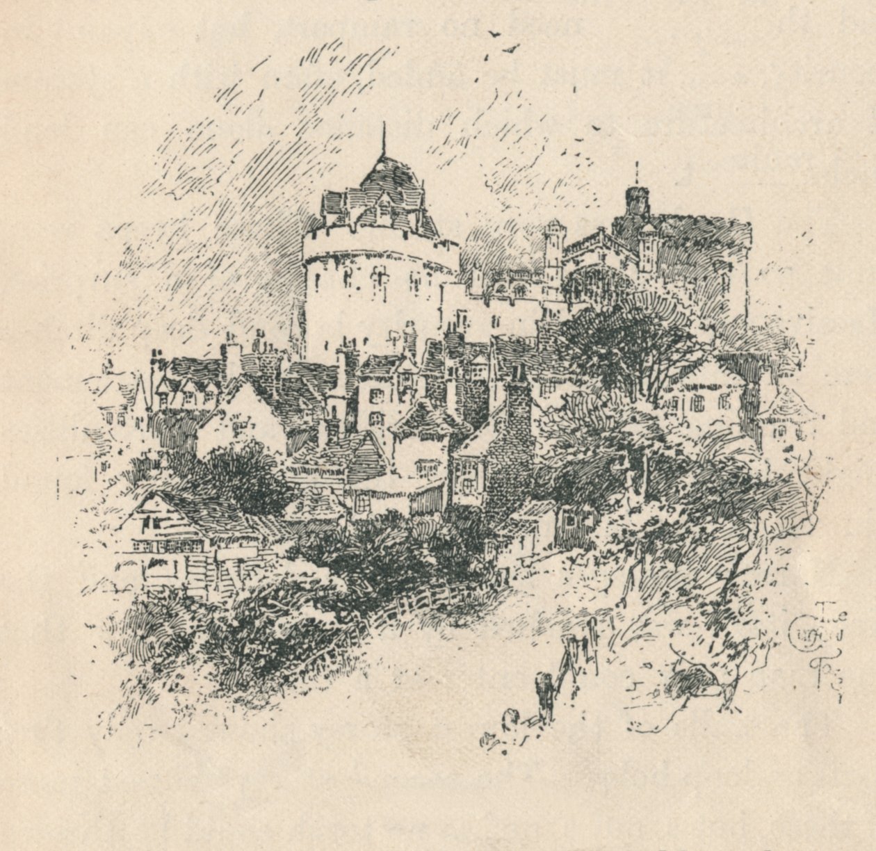 Věž zákazu vycházení, 1895 od Unbekannt