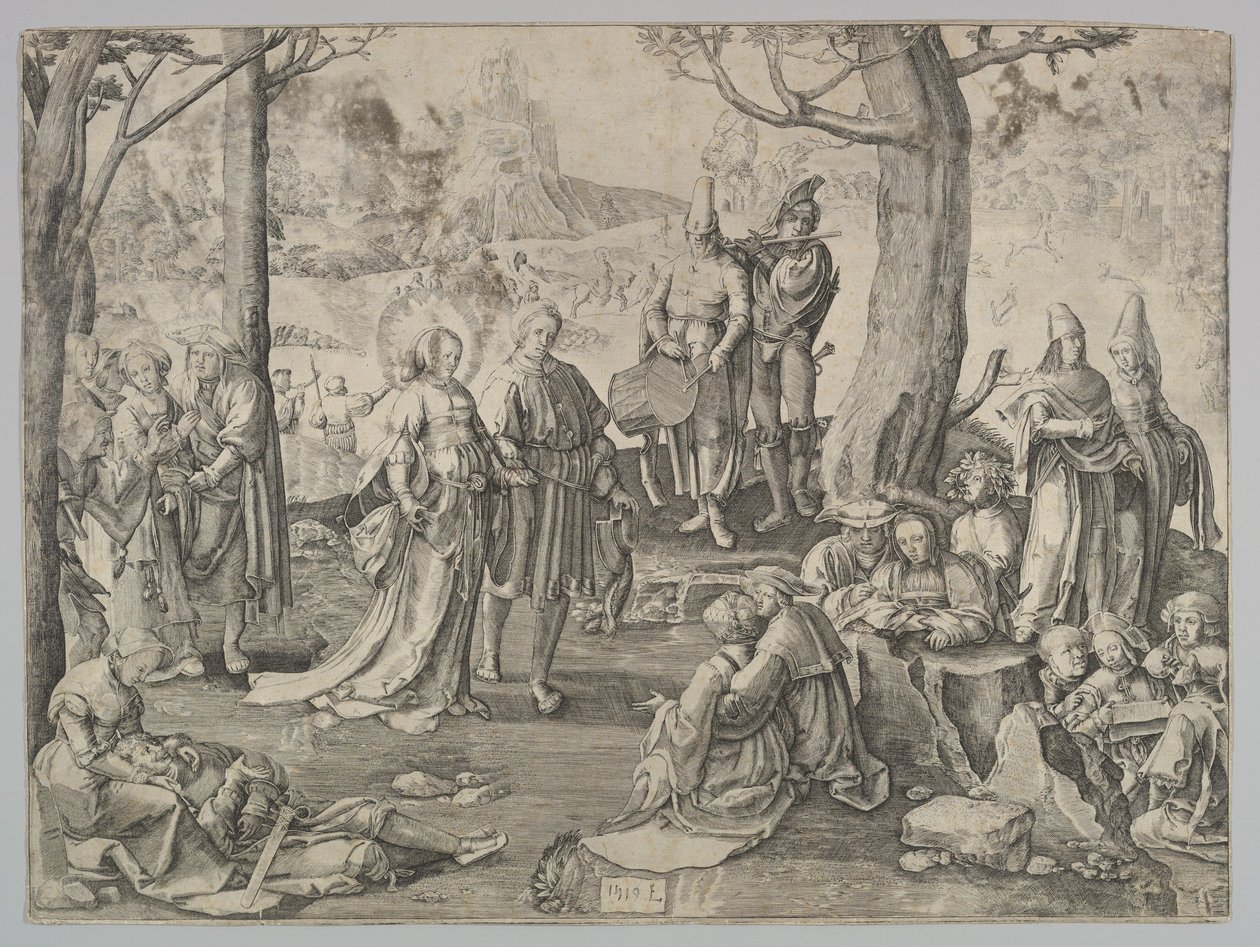 Tanec svaté Máří Magdaleny copy.n.d. od Unbekannt