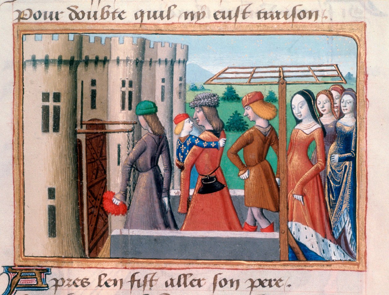 Dauphin se vrací do Paříže, červen 1418, 1484 od Unbekannt