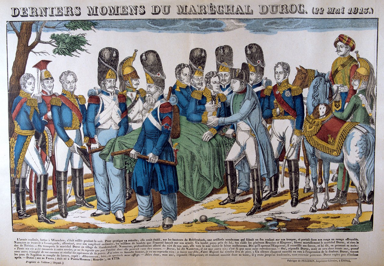Smrt maršála Duroca, 22. května 1813, 19. století od Unbekannt