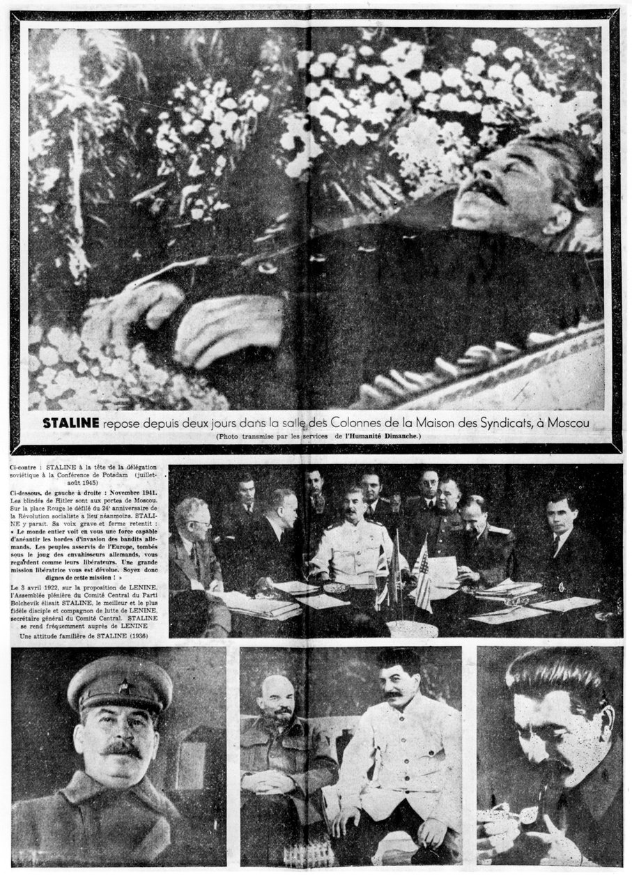 Smrt Stalina, 8. března 1953 od Unbekannt
