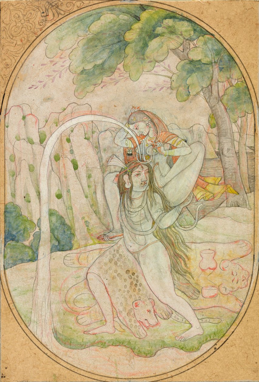 Sestup Gangy, ca. 1800. od Unbekannt