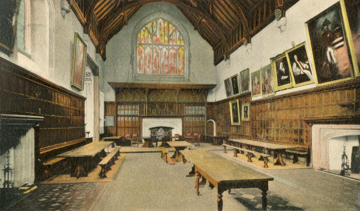 Jídelna, Eton College, 1910. od Unbekannt