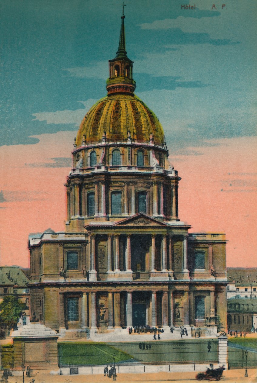 Dóm Les Invalides, Paříž, c1920 od Unbekannt