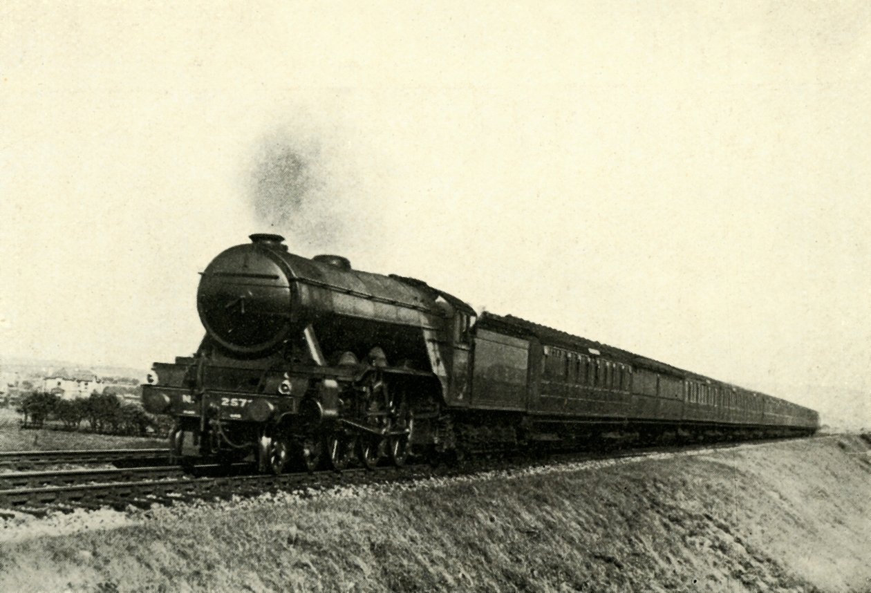 The Down Flying Scotsman Passing Reston, c1930. od Unbekannt