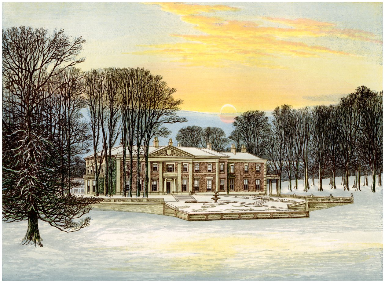 The Down House, Dorset, domov Baronet Smith-Marriott, c1880 od Unbekannt