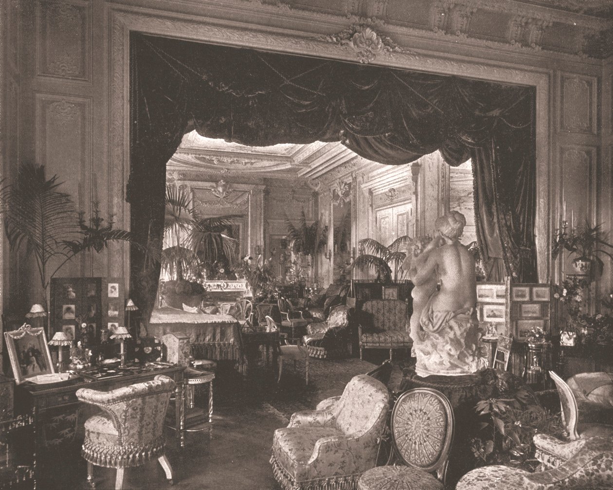 Přijímací místnost v Sandringham House, Norfolk, 1894. od Unbekannt