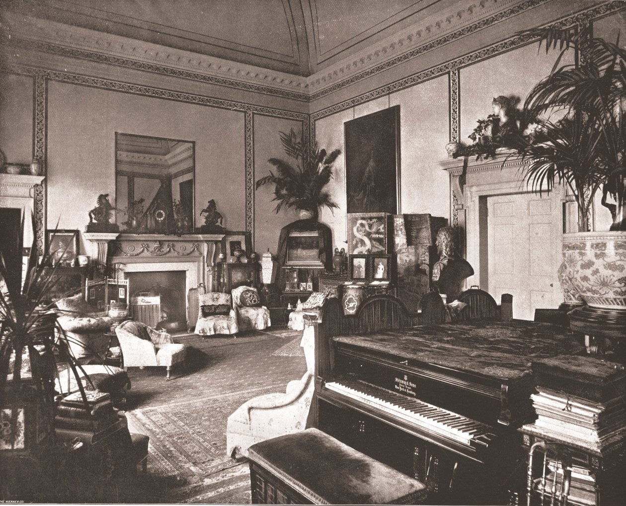 Přijímací pokoj v White Lodge, Richmond Park, 1894. od Unbekannt