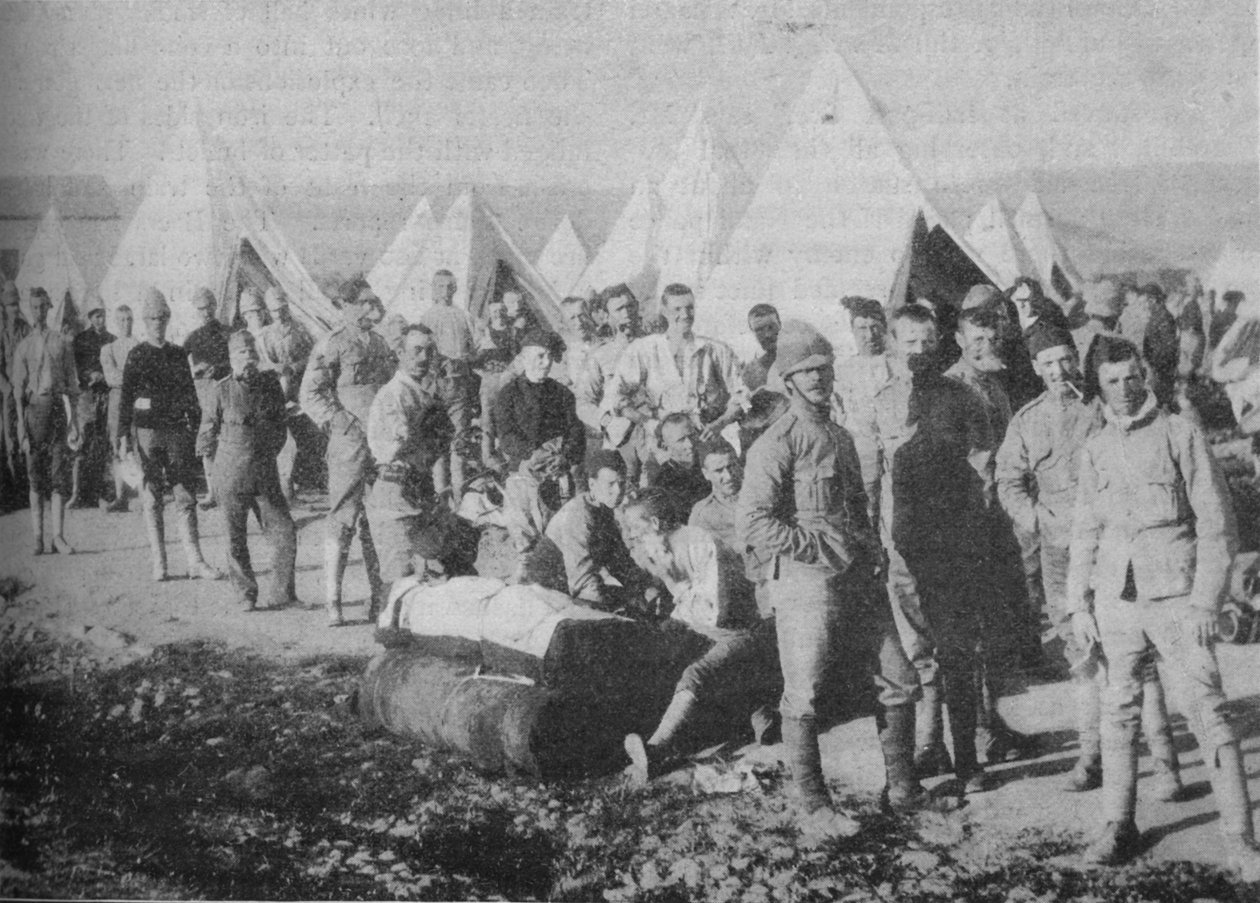 Dublinští střelci těsně před nástupem do obrněného vlaku, 1902 od Unbekannt