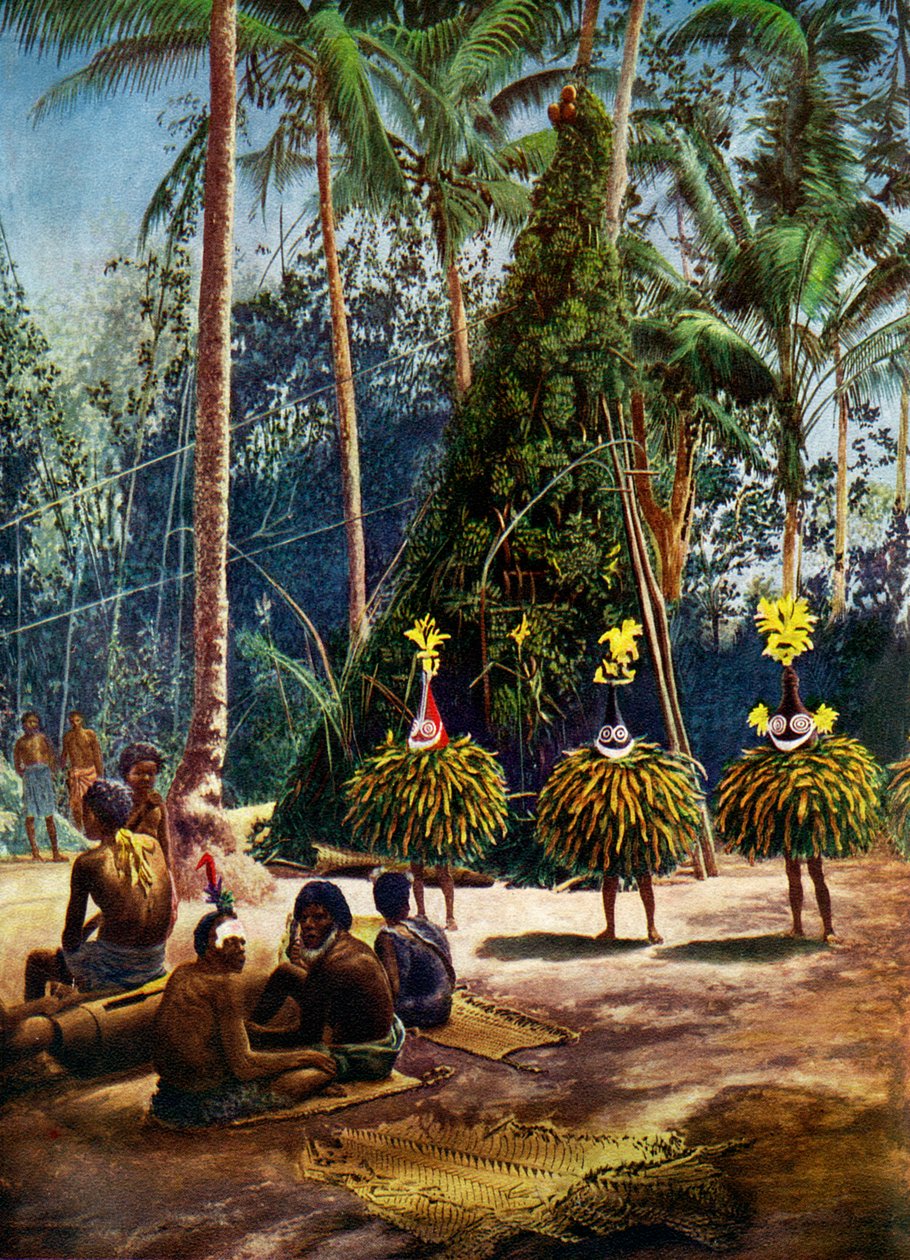 Společnost Duk Duk, Bismarck souostroví, Papua Nová Guinea, 1920 od Unbekannt