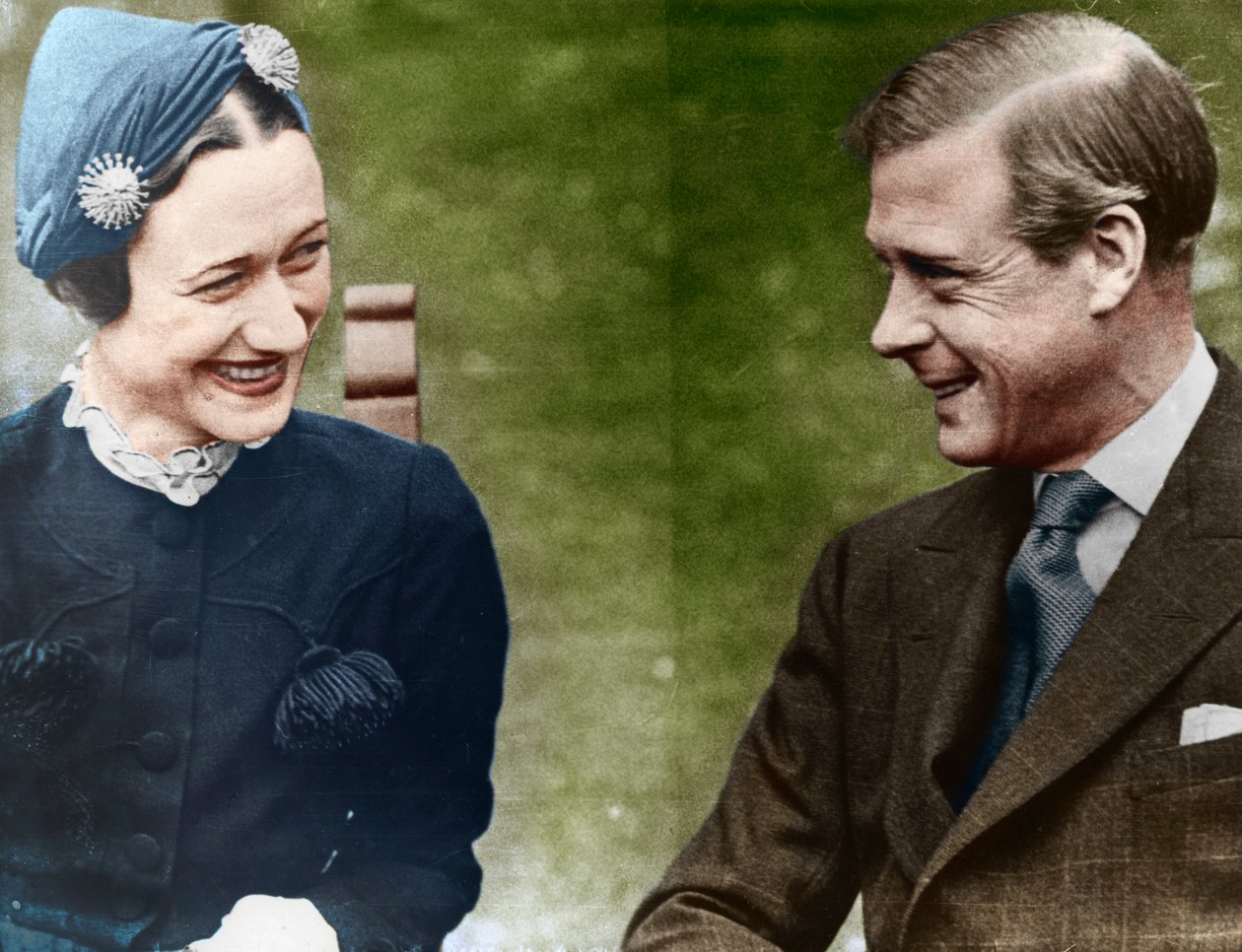 Vévoda a vévodkyně z Windsoru paní Simpson na zámku de Cande, Francie, 1937 od Unbekannt
